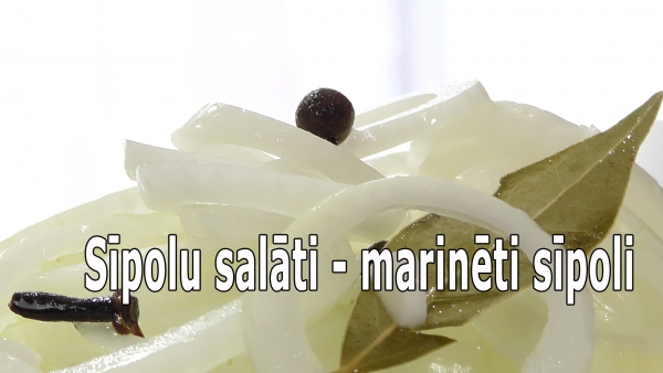 Sīpolu salāti - marinēti sīpoli