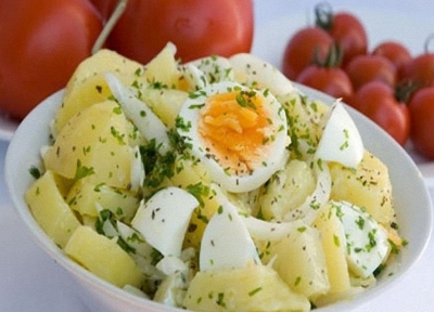 Kartupeļu salāti ar olu
